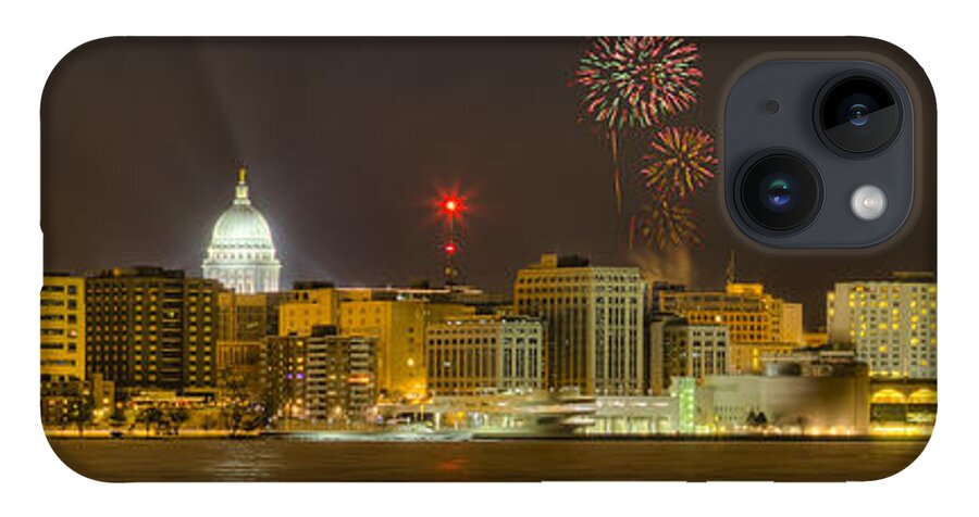 Capitol iPhone 14 Case featuring the photograph Madison New Years Eve by Steven Ralser