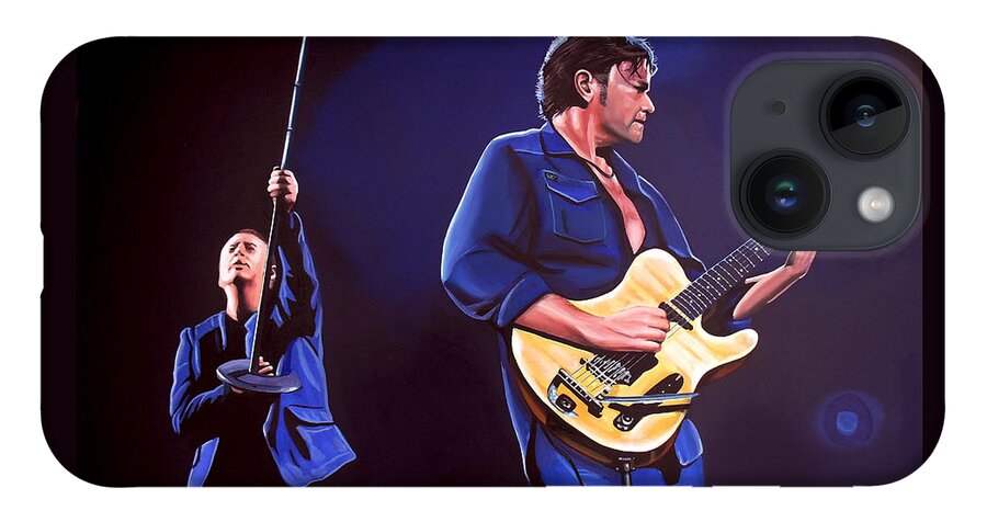 Simple Minds iPhone Case featuring the painting Simple Minds by Paul Meijering
