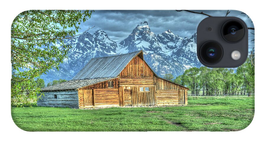  iPhone 14 Case featuring the photograph Spring Barn by David Armstrong