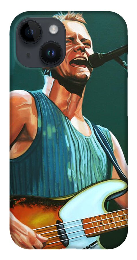 Sting iPhone 14 Case featuring the painting Sting by Paul Meijering