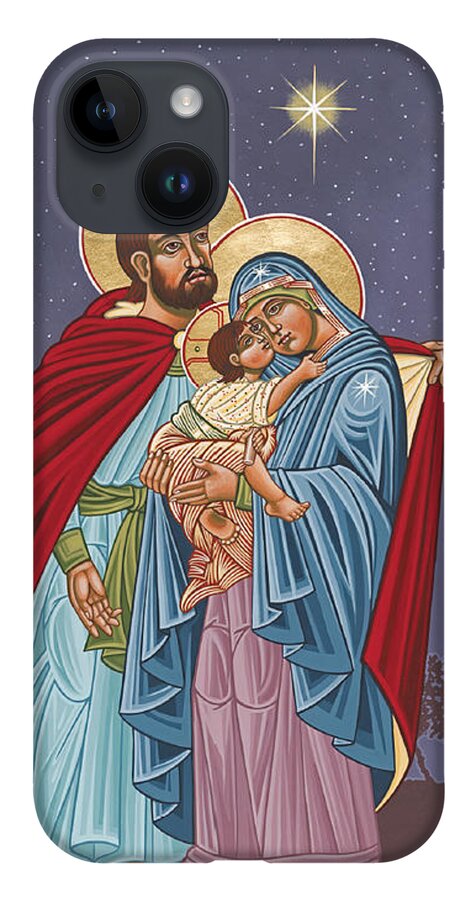 The Holy Family Hospital iPhone 14 Case featuring the painting The Holy Family for the Holy Family Hospital of Bethlehem 272 by William Hart McNichols
