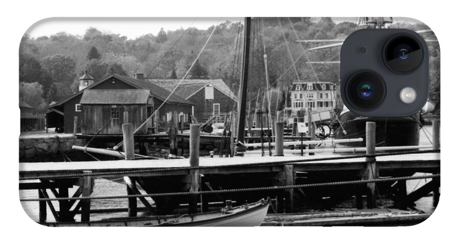 Connecticut iPhone 14 Case featuring the photograph The Long Boats by Leslie M Browning