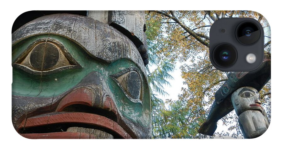 Tlingit iPhone 14 Case featuring the photograph Tlingit Totem by Laura Wong-Rose