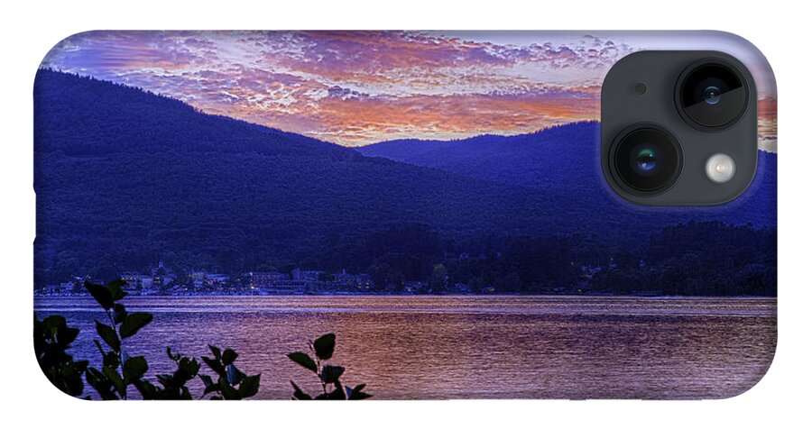 Lake George Photographs iPhone 14 Case featuring the photograph Twilight on Lake George by Kate Hannon