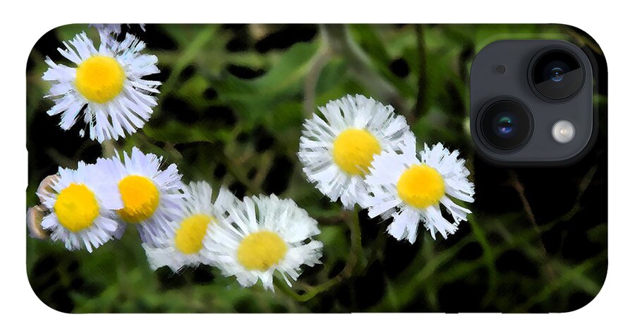 Spring iPhone Case featuring the painting Wild Flowers by George Pedro