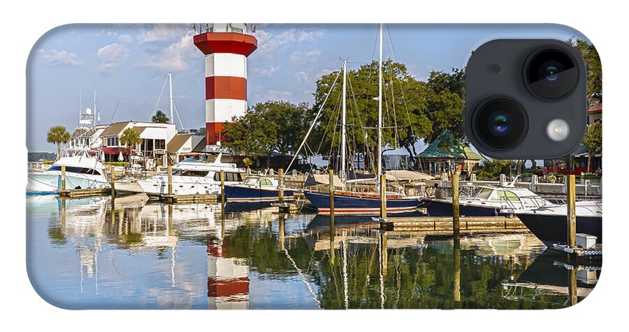 America iPhone Case featuring the photograph Lighthouse on Hilton Head Island by Peter Lakomy