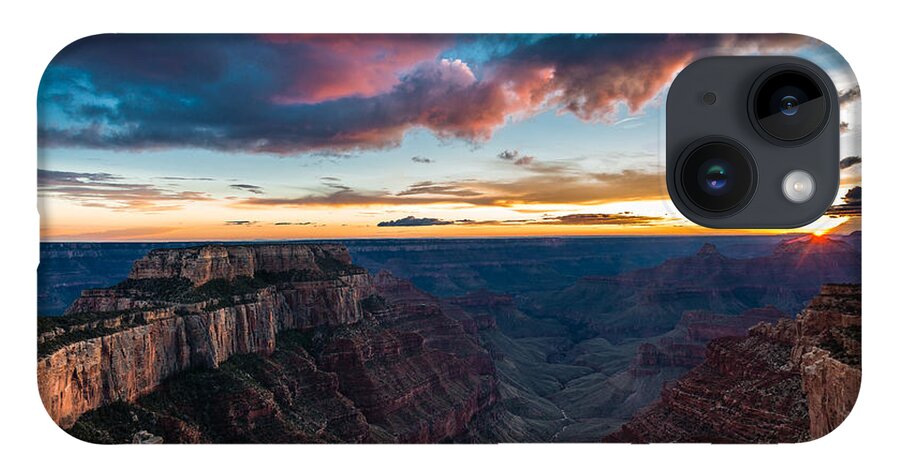 Landscape iPhone 14 Case featuring the photograph Cape Royal Sunset by Chuck Jason