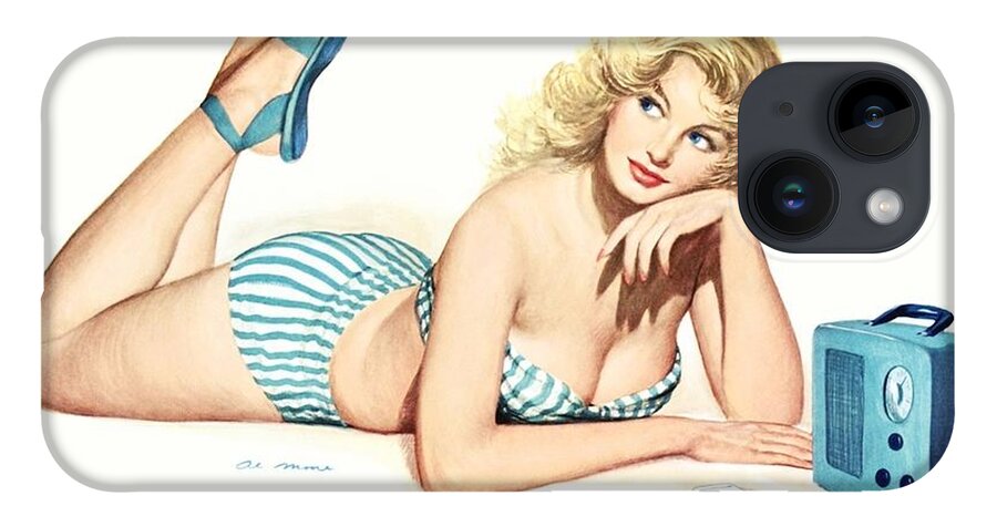  Pinup Poster iPhone Case featuring the photograph Esquire Pin Up Girl by Action