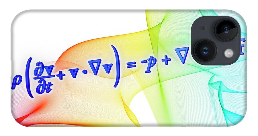 Navier-stokes Equation iPhone 14 Case featuring the photograph Navier-stokes Equation #2 by Alfred Pasieka