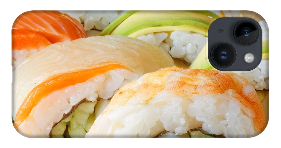 Appetizer iPhone Case featuring the photograph Sushi by Peter Lakomy
