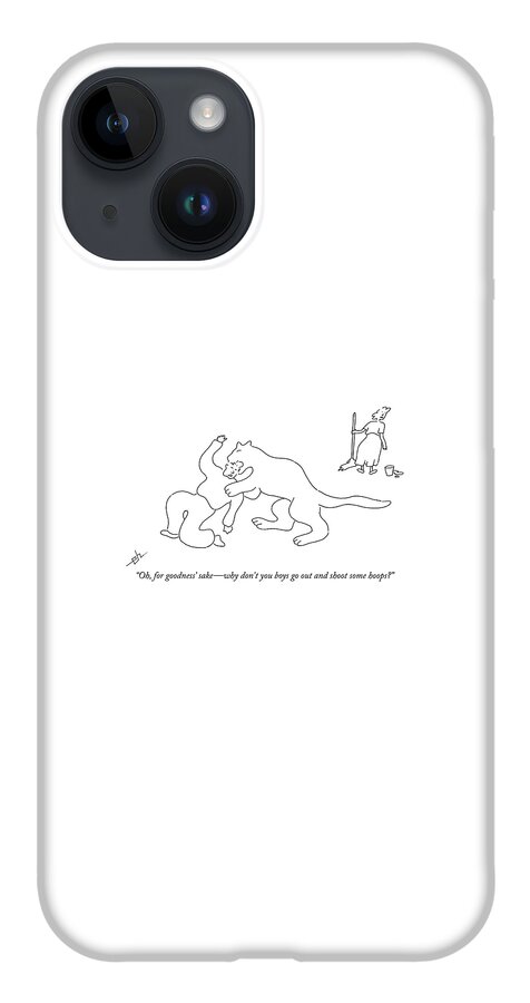 Oh, For Goodness' Sake - Why Don't You Boys Go iPhone 14 Case