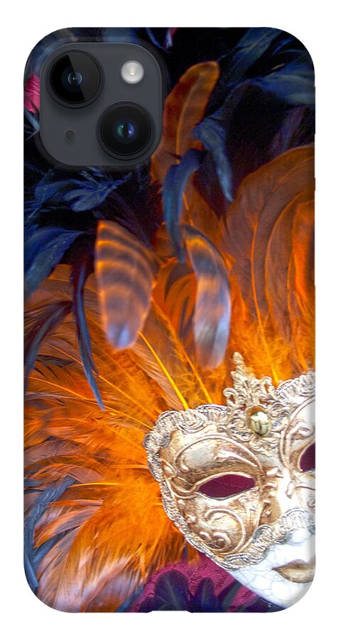 Mask iPhone Case featuring the photograph Venetian Face Mask by Heiko Koehrer-Wagner