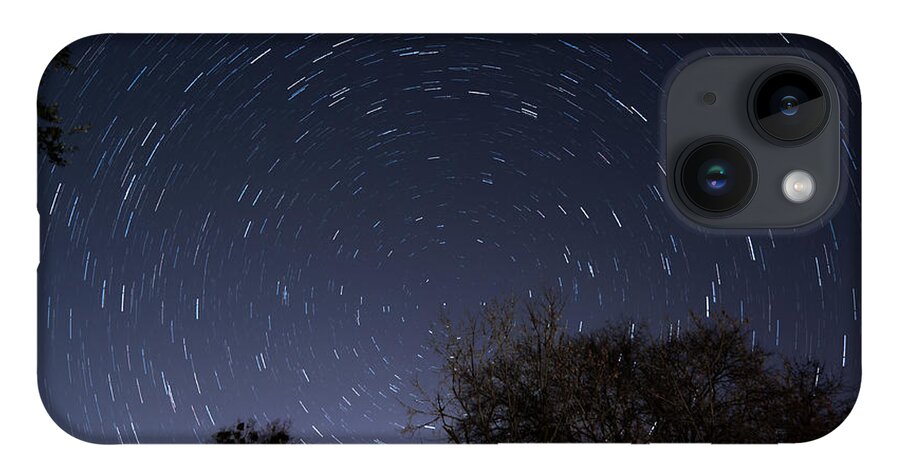 Star Trails iPhone 14 Case featuring the photograph 20 Minutes Of Star Movement by Todd Aaron