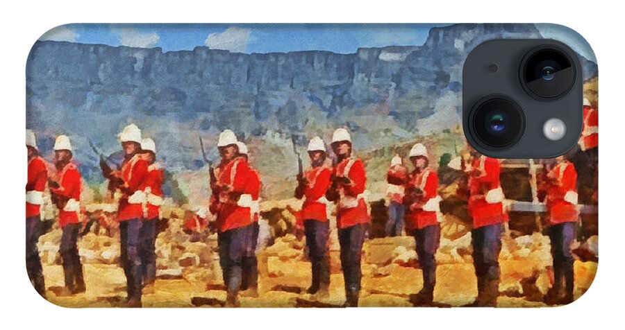 Zulu iPhone Case featuring the digital art 24th Regiment of Foot - En Garde by Digital Photographic Arts