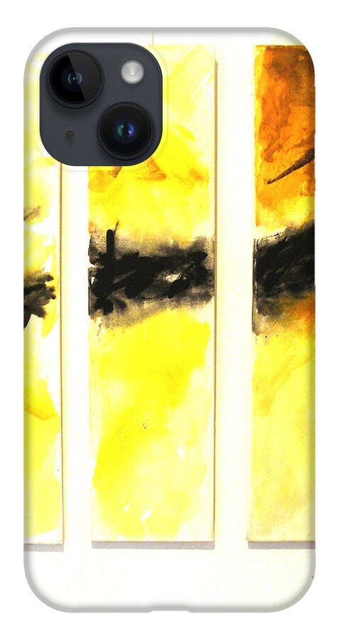 Landscape iPhone 14 Case featuring the painting Sunset #1 by Fereshteh Stoecklein