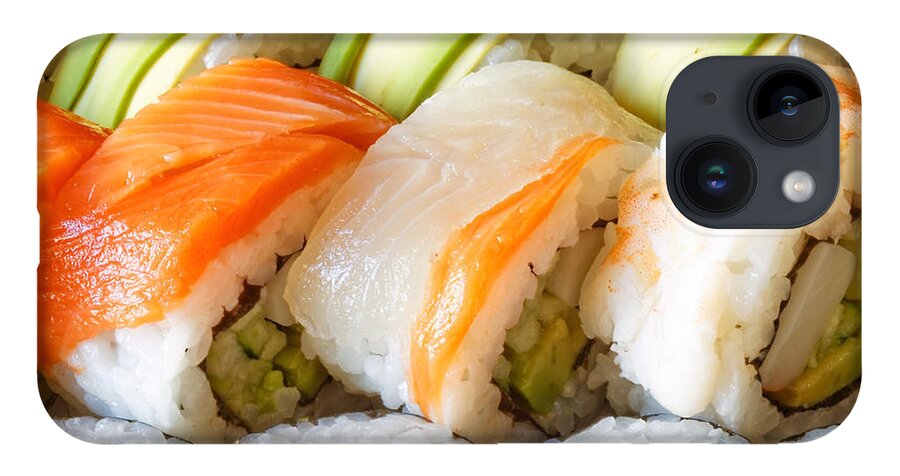 Appetizer iPhone Case featuring the photograph Sushi by Peter Lakomy