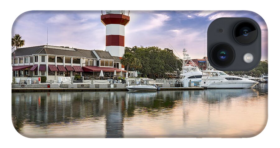 America iPhone Case featuring the photograph Lighthouse on Hilton Head Island by Peter Lakomy