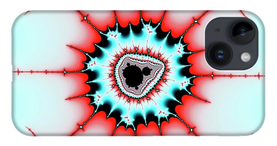 Artwork iPhone Case featuring the photograph Mandelbrot Fractal by Laguna Design