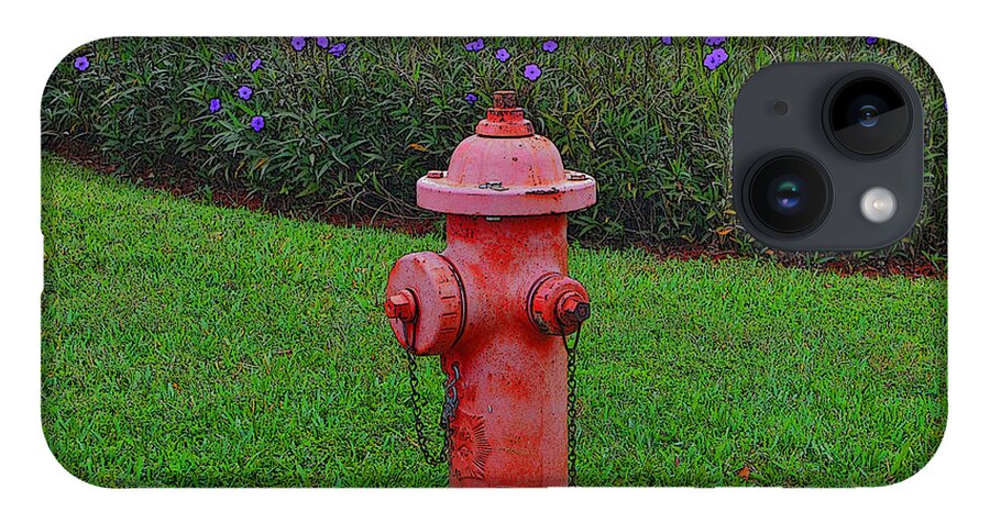 Fire Hydrant iPhone Case featuring the photograph 62- Puppy Garden by Joseph Keane