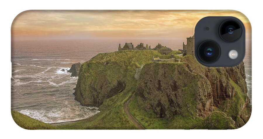Scotland iPhone Case featuring the photograph A Dunnottar Castle Sunrise - Scotland - Landscape by Jason Politte