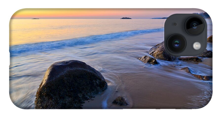 Sunrise iPhone Case featuring the photograph A New Day Singing Beach by Michael Hubley