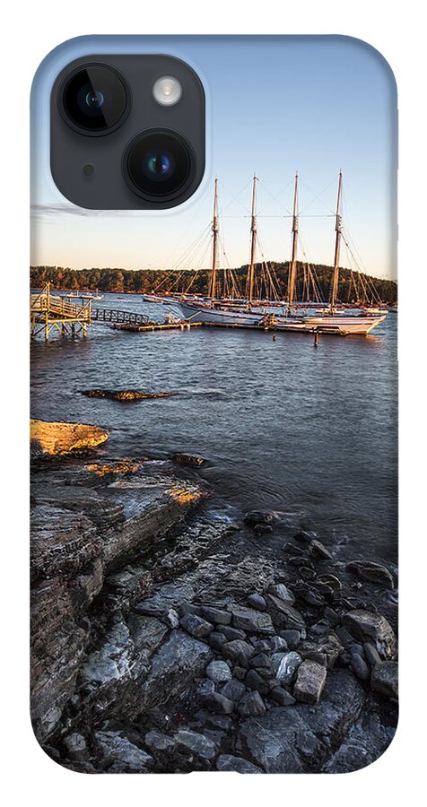 Vertical iPhone 14 Case featuring the photograph A Ship by Jon Glaser