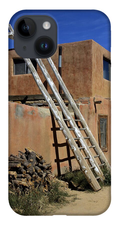 Acoma Pueblo iPhone Case featuring the photograph Acoma Pueblo Adobe Homes 3 by Mike McGlothlen