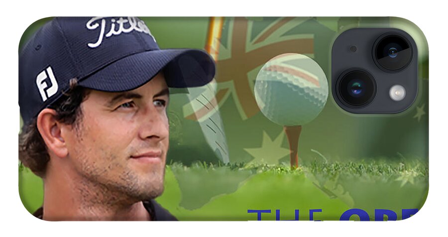 Golf iPhone 14 Case featuring the photograph Adam Scott by Spikey Mouse Photography