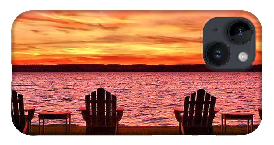 Ny iPhone Case featuring the photograph Adirondack Panorama by Mitchell R Grosky