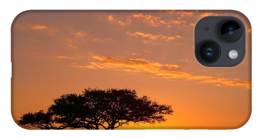 Africa iPhone Case featuring the photograph African Sunset by Sebastian Musial