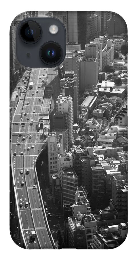 Tokyo iPhone 14 Case featuring the photograph Afternoon Above Tokyo by Brad Brizek