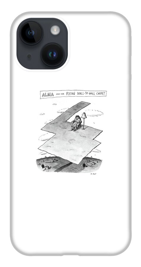 Alma And Her Flying Wall-to-wall Carpet iPhone Case