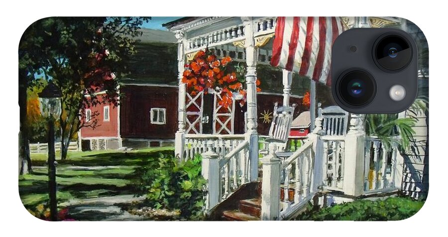 Farm iPhone 14 Case featuring the painting An American Dream by William Brody