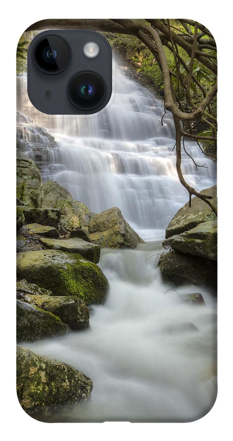 Appalachia iPhone 14 Case featuring the photograph Angels at Benton Waterfall by Debra and Dave Vanderlaan