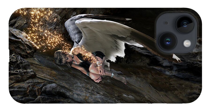 Alex-acropolis-calderon iPhone 14 Case featuring the photograph Angels- He Will Bring Peace To Your Heart by Acropolis De Versailles