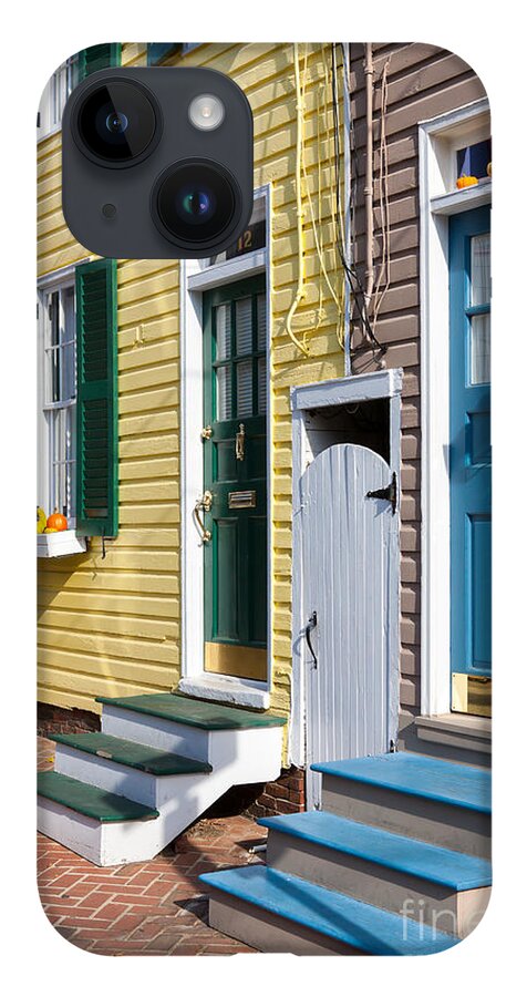 Clarence Holmes iPhone 14 Case featuring the photograph Annapolis Historic Homes I by Clarence Holmes