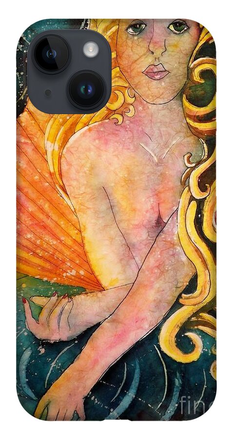 Goddess iPhone 14 Case featuring the painting Aphrodite #2 by Carol Losinski Naylor