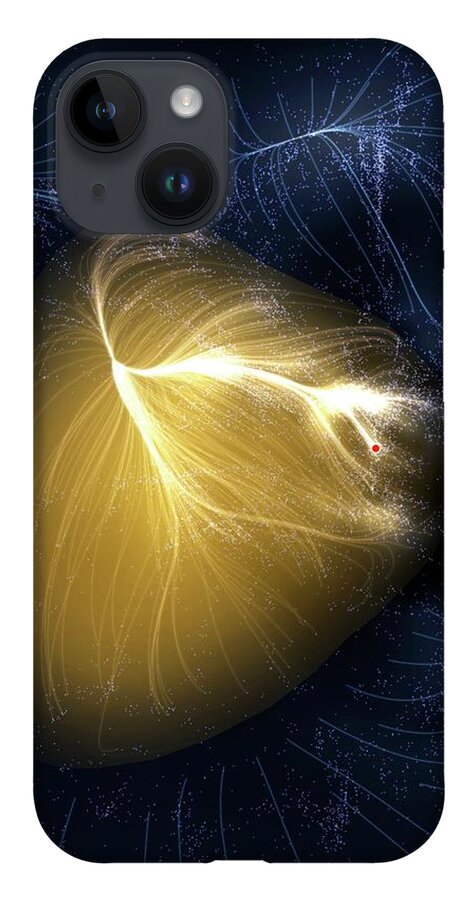 Artwork iPhone Case featuring the photograph Artwork Of Laniakea Supercluster by Mark Garlick