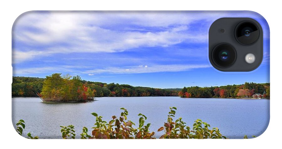 Autumn iPhone 14 Case featuring the photograph Autumn Around the Pond by Tammie Miller