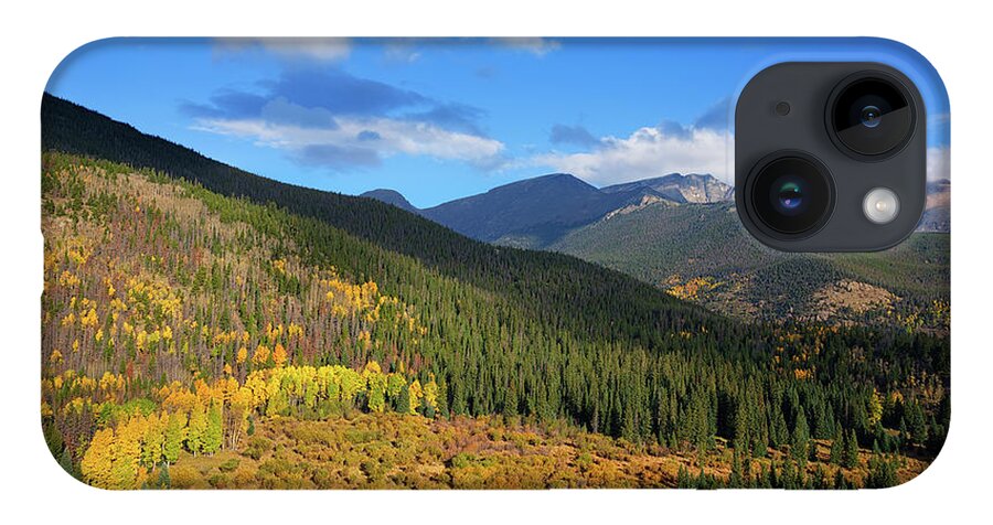 Scenics iPhone Case featuring the photograph Autumn Color In Colorado Rockies by A L Christensen