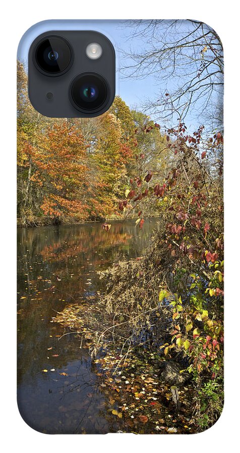 Autumn iPhone 14 Case featuring the photograph Autumn Colors on the Canal by David Letts