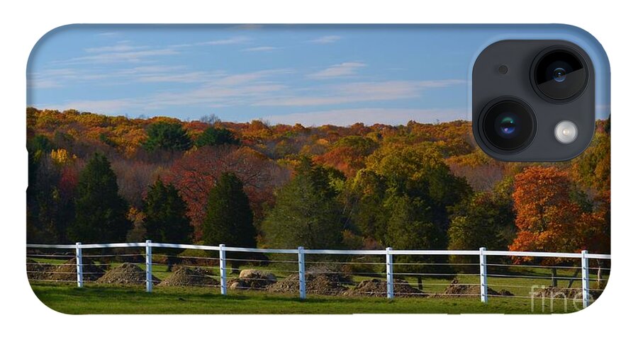 Farm iPhone 14 Case featuring the photograph Autumn Colors by Tammie Miller