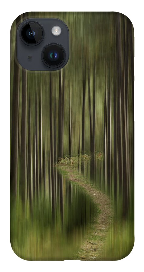 Forest iPhone 14 Case featuring the photograph Autumn Forest Abstract Version 1 by Thomas Young