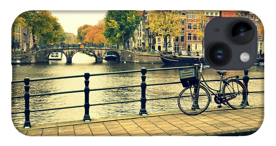 North Holland iPhone Case featuring the photograph Autumn In Amsterdam, Netherlands by Photo By Ira Heuvelman-dobrolyubova