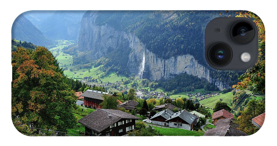 Tranquility iPhone Case featuring the photograph Autumn In Wengen by Miller Tseng