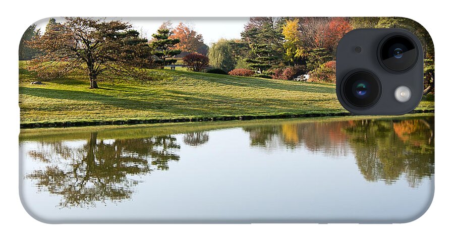 Autumn iPhone Case featuring the photograph Autumn Reflection by Patty Colabuono