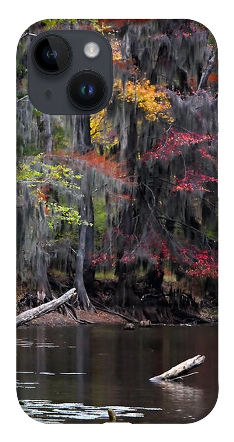 Autumn iPhone 14 Case featuring the photograph Backwater Autumn 2 by Lana Trussell