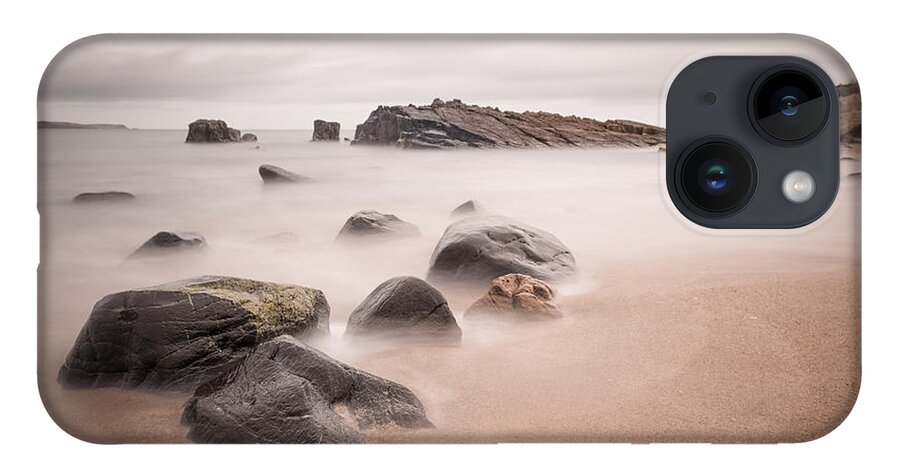 Pans Rock iPhone 14 Case featuring the photograph Ballycastle - Pans Rocks by Nigel R Bell