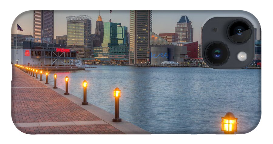 Clarence Holmes iPhone 14 Case featuring the photograph Baltimore Skyline at Twilight I by Clarence Holmes
