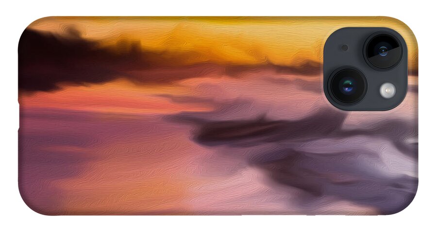 Landscape iPhone 14 Case featuring the digital art Bay Of Dreams by Vincent Franco